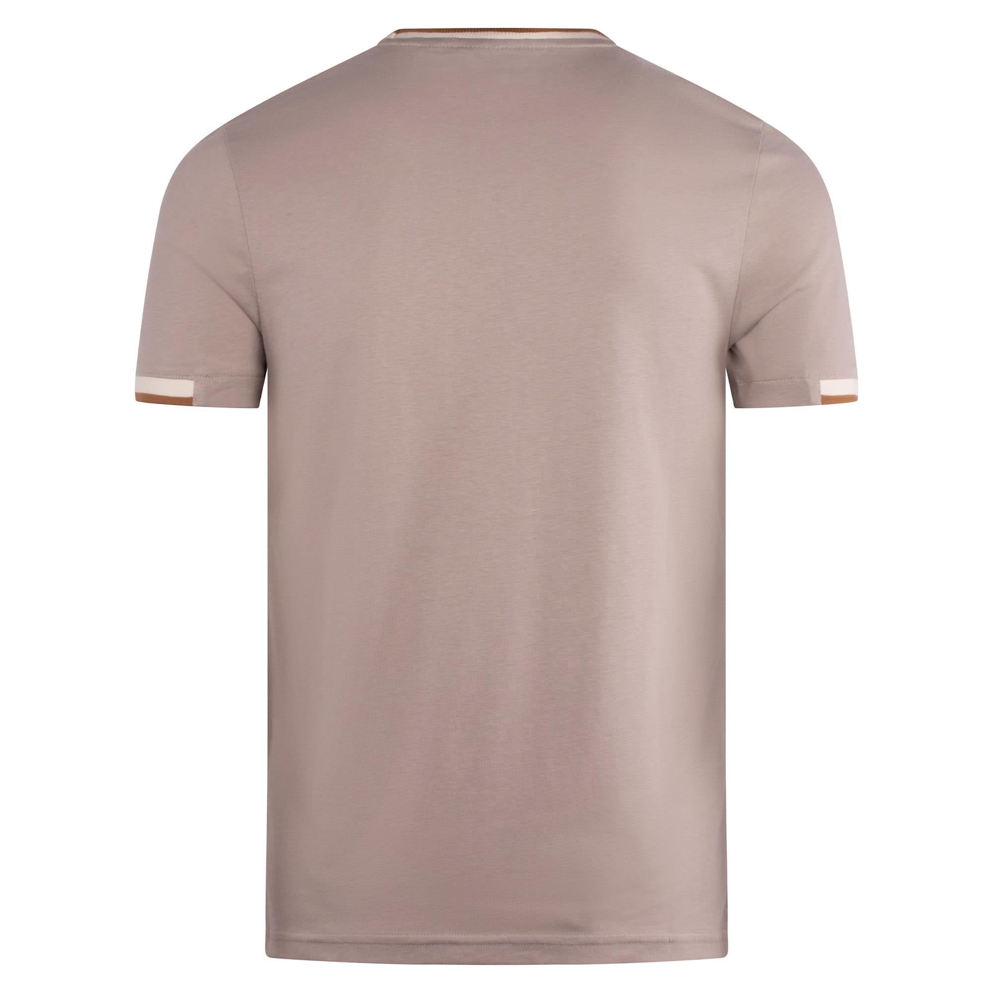 Lyle & Scott Half Tipped T-Shirt Pale Grey